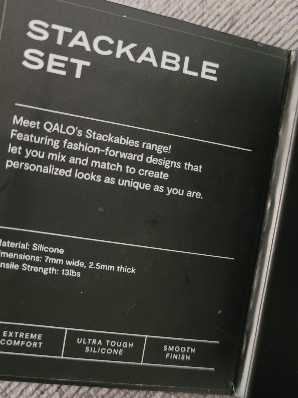 NEW QALO Silicone Stackable Rings. - Picture 4 of 9